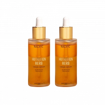 Питательная омолаживающая сыворотка 30мл 2шт Nutrition Herb Origin Serum 30ml 2ea