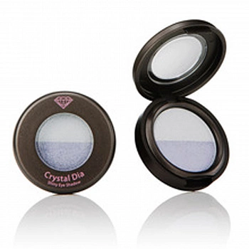 Двойные тени для век 01 Crystal Dia Shiny Eye Shadow 01