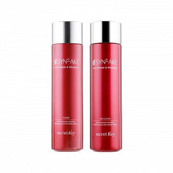 Антивозрастной набор со змеиным ядом(Тонер+Эмульсия) SYN-AKE Anti-Wrinkle Set (Toner+Emulsion)