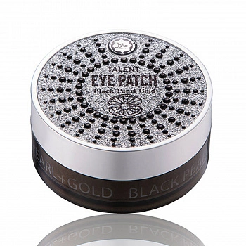 Патчи для глаз с жемчугом и золотом Black Pearl + Gold Eye Patch