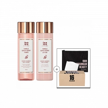 Увлажняющий тонер с ягодными экстрактами + лосьон (набор) Tangle Super Berry Toner + Lotion Set